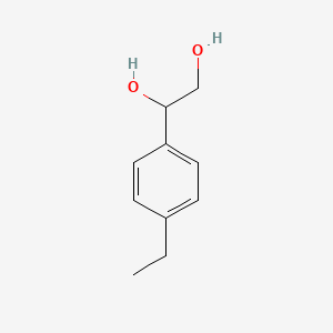 molecular formula C10H14O2 B2743697 1-(4-Ethylphenyl)ethane-1,2-diol CAS No. 157403-37-7