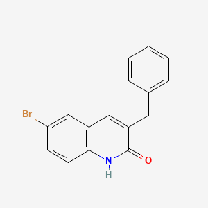3-Benzyl-6-bromo-1H-quinolin-2-one