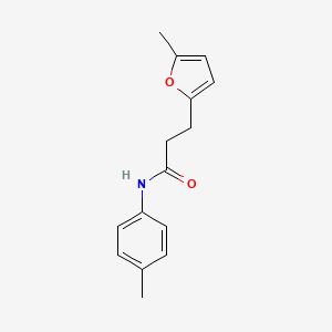 B2743738 3-(5-methylfuran-2-yl)-N-(4-methylphenyl)propanamide CAS No. 327075-07-0