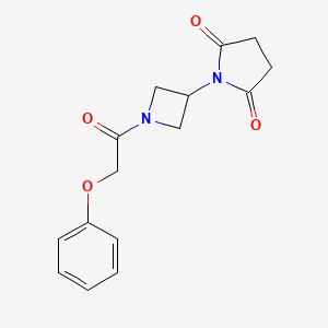 1-(1-(2-Phenoxyacetyl)azetidin-3-yl)pyrrolidine-2,5-dione