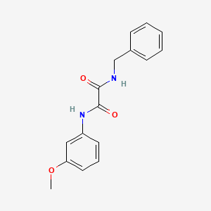 molecular formula C16H16N2O3 B2743820 N'-BENZYL-N-(3-METHOXYPHENYL)ETHANEDIAMIDE CAS No. 359447-66-8