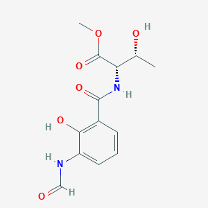 molecular formula C13H16N2O6 B2743837 N--Formylantimycic acid methyl ester CAS No. 380228-43-3