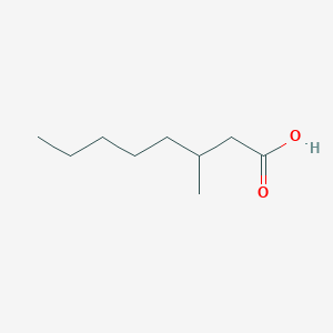 molecular formula C9H18O2 B2743838 3-Methyloctanoic acid CAS No. 6061-10-5
