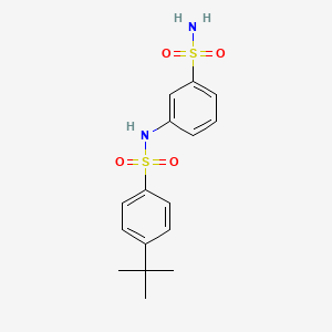 3-[(4-Tert-butylphenyl)sulfonylamino]benzenesulfonamide