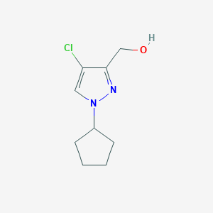 (4-Chloro-1-cyclopentyl-1H-pyrazol-3-yl)methanol