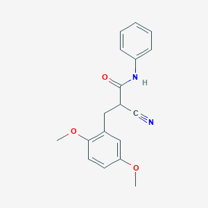 2-cyano-3-(2,5-dimethoxyphenyl)-N-phenylpropanamide
