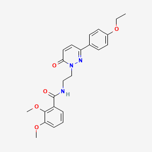 N-(2-(3-(4-ethoxyphenyl)-6-oxopyridazin-1(6H)-yl)ethyl)-2,3-dimethoxybenzamide