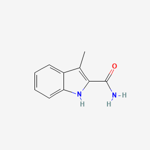 molecular formula C10H10N2O B2743925 3-methyl-1H-indole-2-carboxamide CAS No. 681477-53-2