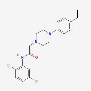 N-(2,5-dichlorophenyl)-2-[4-(4-ethylphenyl)piperazin-1-yl]acetamide