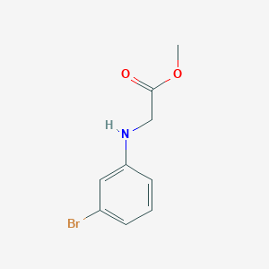 molecular formula C9H10BrNO2 B2743951 N-(3-Bromophenyl)glycine methyl ester CAS No. 126689-75-6