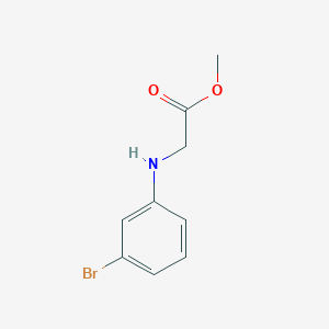 molecular formula C9H10BrNO2 B2743951 methyl N-(3-bromophenyl)glycinate CAS No. 126689-75-6