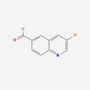 molecular formula C10H6BrNO B2743987 3-Bromoquinoline-6-carbaldehyde CAS No. 860757-84-2