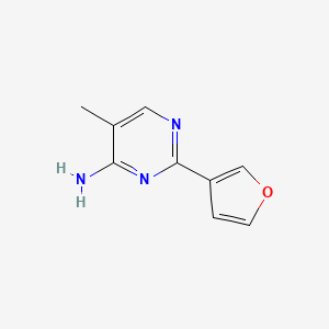 2-(Furan-3-yl)-5-methylpyrimidin-4-amine
