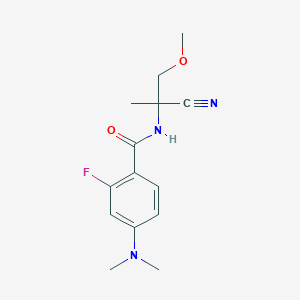 N-(1-cyano-2-methoxy-1-methylethyl)-4-(dimethylamino)-2-fluorobenzamide
