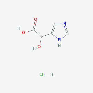 2-hydroxy-2-(1H-imidazol-4-yl)acetic acid hydrochloride