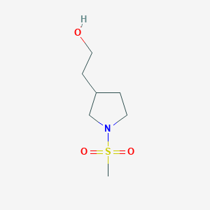 2-(1-Methanesulfonylpyrrolidin-3-yl)ethan-1-ol