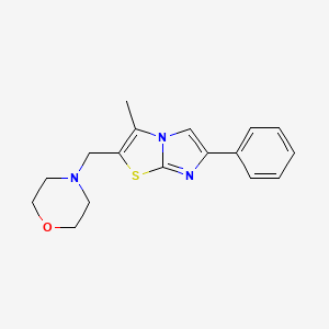 4-((3-Methyl-6-phenylimidazo[2,1-b]thiazol-2-yl)methyl)morpholine