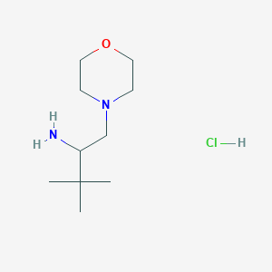 3,3-Dimethyl-1-morpholinobutan-2-amine hydrochloride