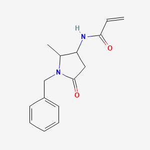 N-(1-Benzyl-2-methyl-5-oxopyrrolidin-3-yl)prop-2-enamide