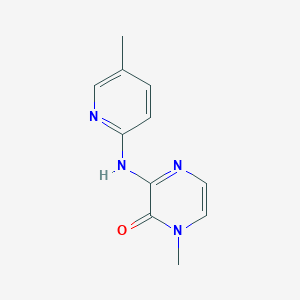 1-methyl-3-((5-methylpyridin-2-yl)amino)pyrazin-2(1H)-one