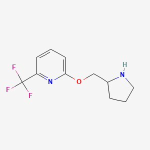 2-[(Pyrrolidin-2-yl)methoxy]-6-(trifluoromethyl)pyridine