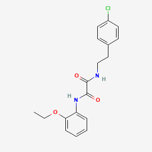 molecular formula C18H19ClN2O3 B2744230 N1-(4-chlorophenethyl)-N2-(2-ethoxyphenyl)oxalamide CAS No. 328002-35-3
