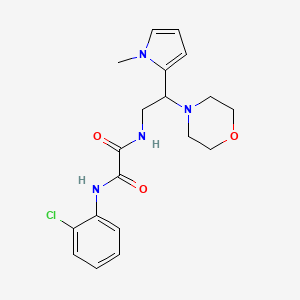 N1-(2-chlorophenyl)-N2-(2-(1-methyl-1H-pyrrol-2-yl)-2-morpholinoethyl)oxalamide