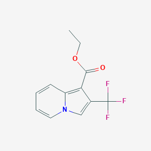 Ethyl 2-(trifluoromethyl)indolizine-1-carboxylate