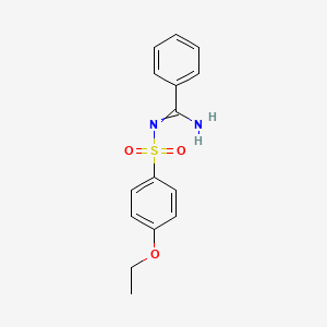 B2744448 N'-((4-ethoxyphenyl)sulfonyl)benzimidamide CAS No. 327096-02-6