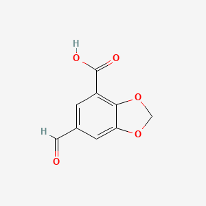 6-Formyl-1,3-benzodioxole-4-carboxylic acid