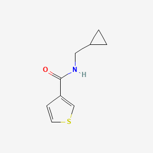 N-(cyclopropylmethyl)thiophene-3-carboxamide