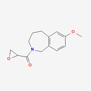 (7-Methoxy-1,3,4,5-tetrahydro-2-benzazepin-2-yl)-(oxiran-2-yl)methanone