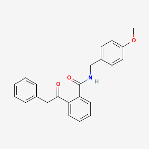 N-(4-methoxybenzyl)-2-(2-phenylacetyl)benzenecarboxamide