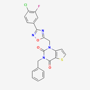 8-{[2-Methyl-5-(2-methyl-1,3-thiazol-4-yl)phenyl]sulfonyl}-1,4-dioxa-8-azaspiro[4.5]decane