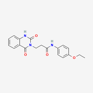 3-(2,4-dioxo-1,2-dihydroquinazolin-3(4H)-yl)-N-(4-ethoxyphenyl)propanamide
