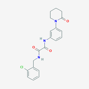 N1-(2-chlorobenzyl)-N2-(3-(2-oxopiperidin-1-yl)phenyl)oxalamide