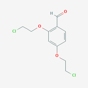 2,4-Bis(2-chloroethoxy)benzaldehyde