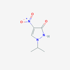 4-Nitro-2-propan-2-yl-1H-pyrazol-5-one