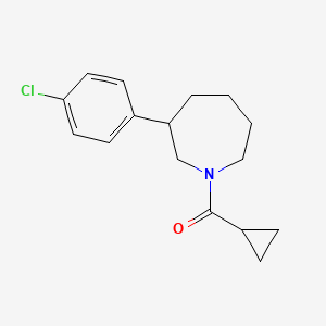 (3-(4-Chlorophenyl)azepan-1-yl)(cyclopropyl)methanone