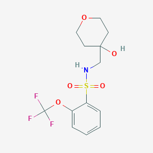 N-((4-hydroxytetrahydro-2H-pyran-4-yl)methyl)-2-(trifluoromethoxy)benzenesulfonamide