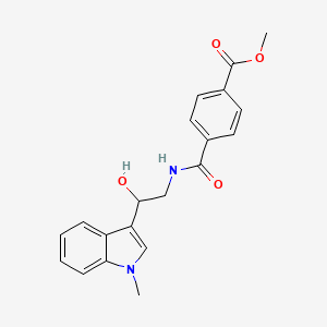 methyl 4-((2-hydroxy-2-(1-methyl-1H-indol-3-yl)ethyl)carbamoyl)benzoate