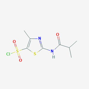 4-Methyl-2-(2-methylpropanamido)-1,3-thiazole-5-sulfonyl chloride
