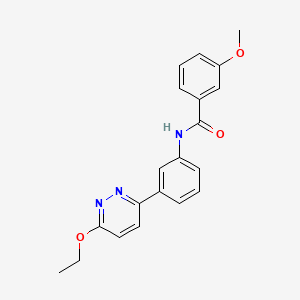 N-(3-(6-ethoxypyridazin-3-yl)phenyl)-3-methoxybenzamide