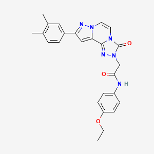 molecular formula C25H24N6O3 B2744810 Chembl4536774 CAS No. 1207049-02-2