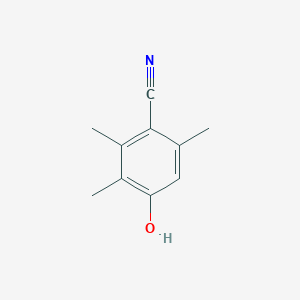 molecular formula C10H11NO B2744820 4-Hydroxy-2,3,6-trimethylbenzonitrile CAS No. 1492086-97-1