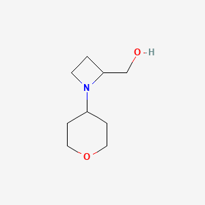 molecular formula C9H17NO2 B2744880 [1-(Oxan-4-yl)azetidin-2-yl]methanol CAS No. 2092438-62-3