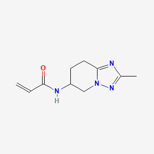 molecular formula C10H14N4O B2744942 N-(2-Methyl-5,6,7,8-tetrahydro-[1,2,4]triazolo[1,5-a]pyridin-6-yl)prop-2-enamide CAS No. 2196077-44-6
