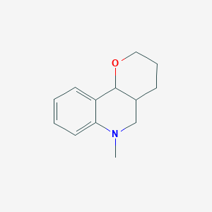 B2745277 6-Methyl-3,4,4a,5,6,10b-hexahydro-2H-pyrano[3,2-c]quinoline CAS No. 165607-31-8