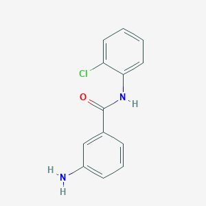 molecular formula C13H11ClN2O B2745365 3-amino-N-(2-chlorophenyl)benzamide CAS No. 115175-20-7