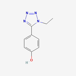4-(1-ethyl-1H-1,2,3,4-tetrazol-5-yl)phenol